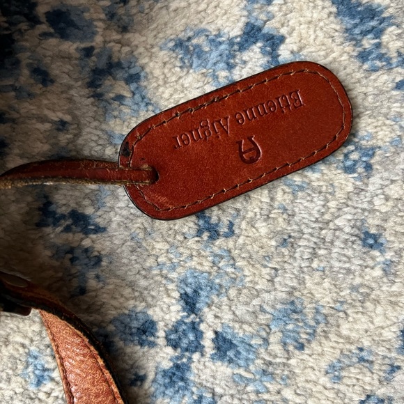 Etienne Aigner Vintage Woven Leather Crossbody - Picture 3 of 3